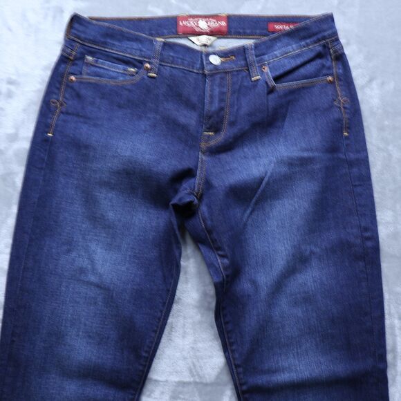 Lucky Brand Jeans Women's Size 8 Blue Mid-Rise Sofia Boot Denim 32" Inseam - Picture 13 of 16